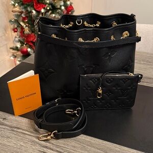 LV Black convertible bag